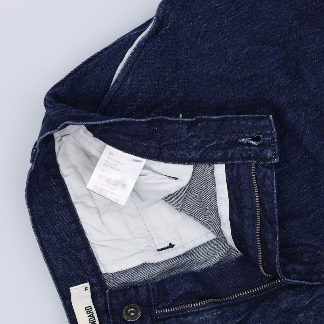 28 비슬로우 와이드 데님팬츠 0225H1 상품이미지6