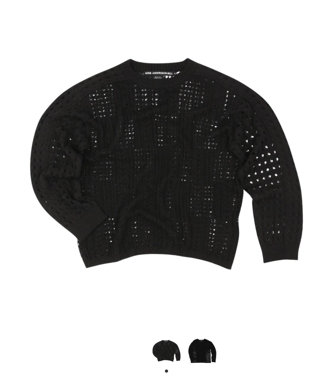 앤더슨벨 델렌 네트 크루넥 스웨터 상품이미지2