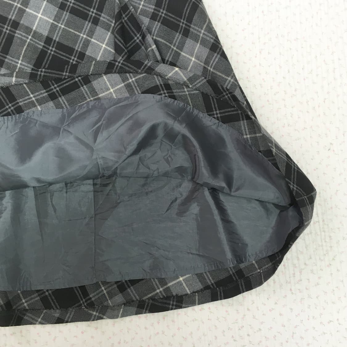 JPN/ 레이어드스터트 모리룩스커트 체크스커트 체크플레어스커트 상품이미지4