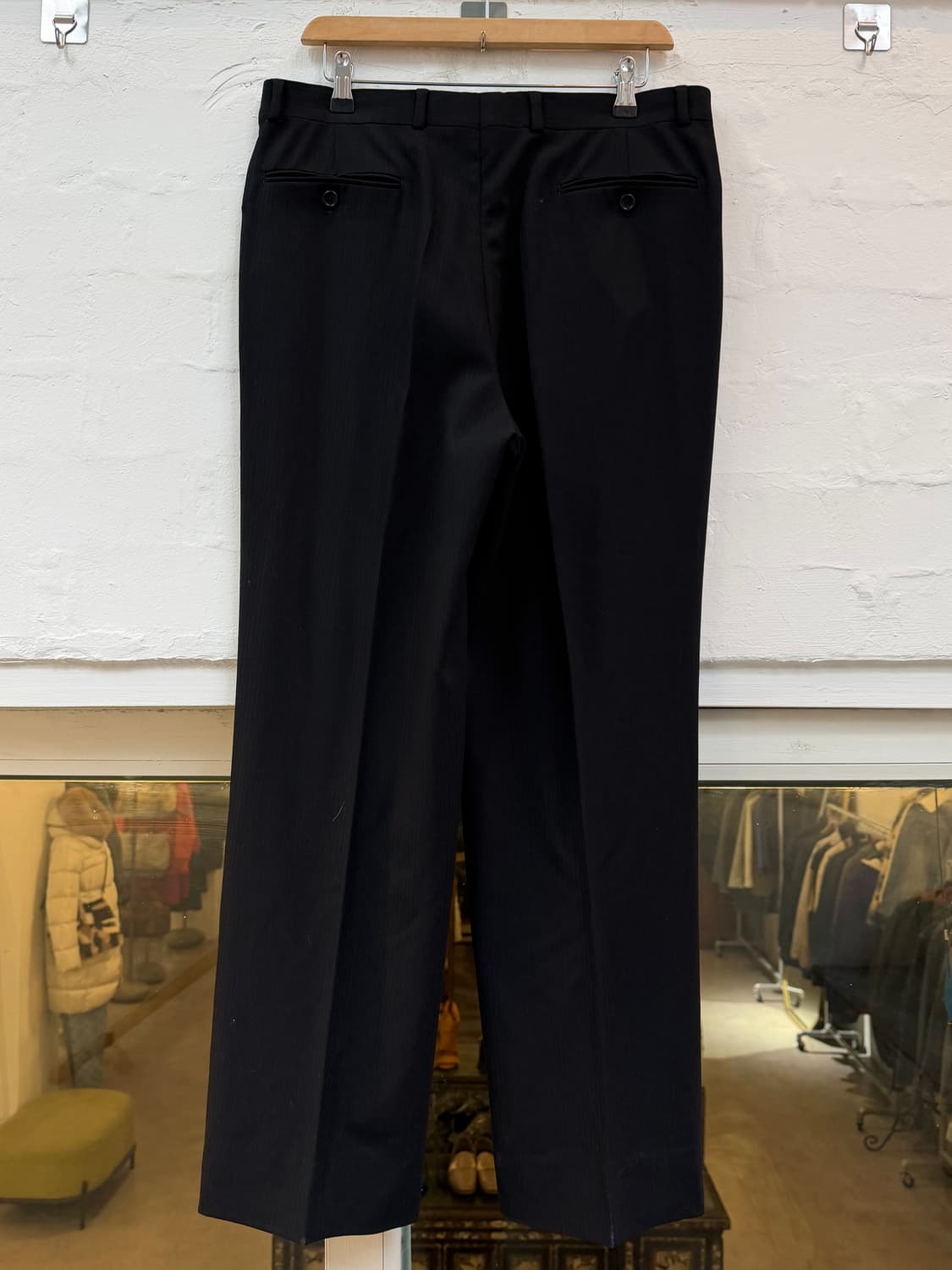 Armani 아르마니 스트라이프 핀턱 트라우저 슬랙스 50 상품이미지6