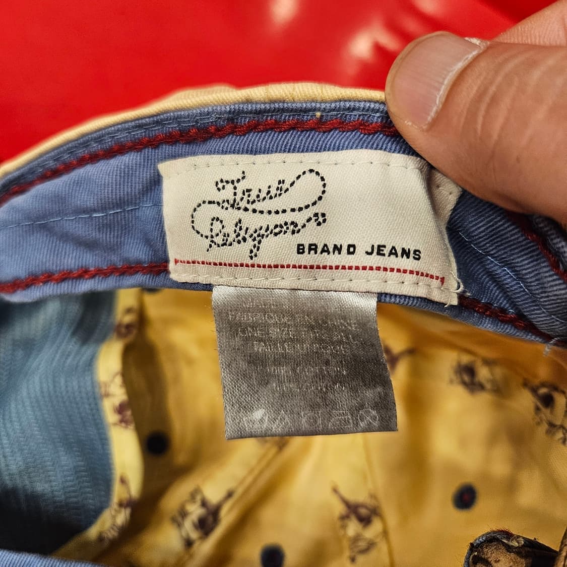 트루릴리전 Y2K 빈티지 워싱 시그니쳐 볼캡 Free 상품이미지5