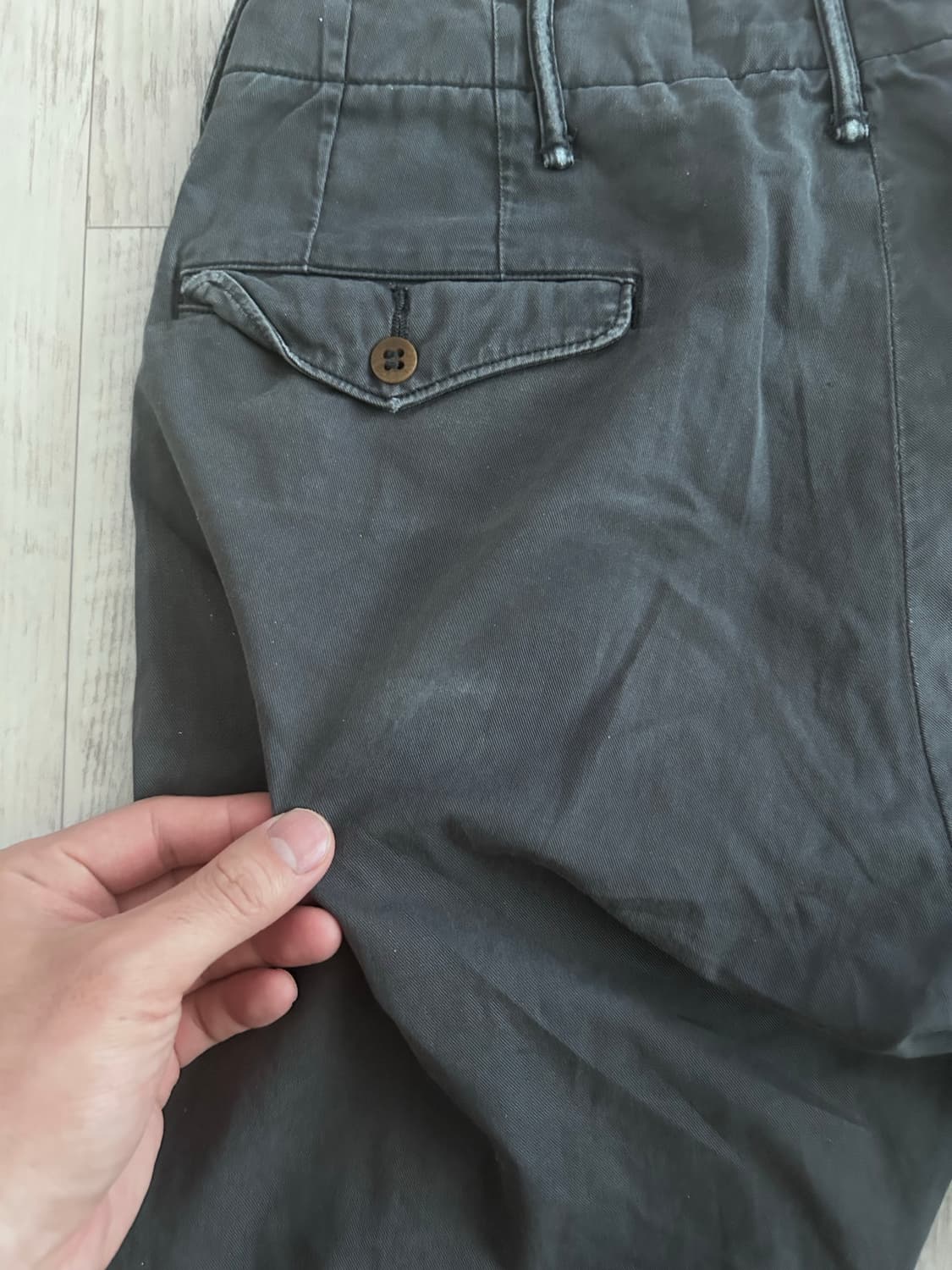 RRL 오피서 치노 팬츠 네이비 30x30 상품이미지4