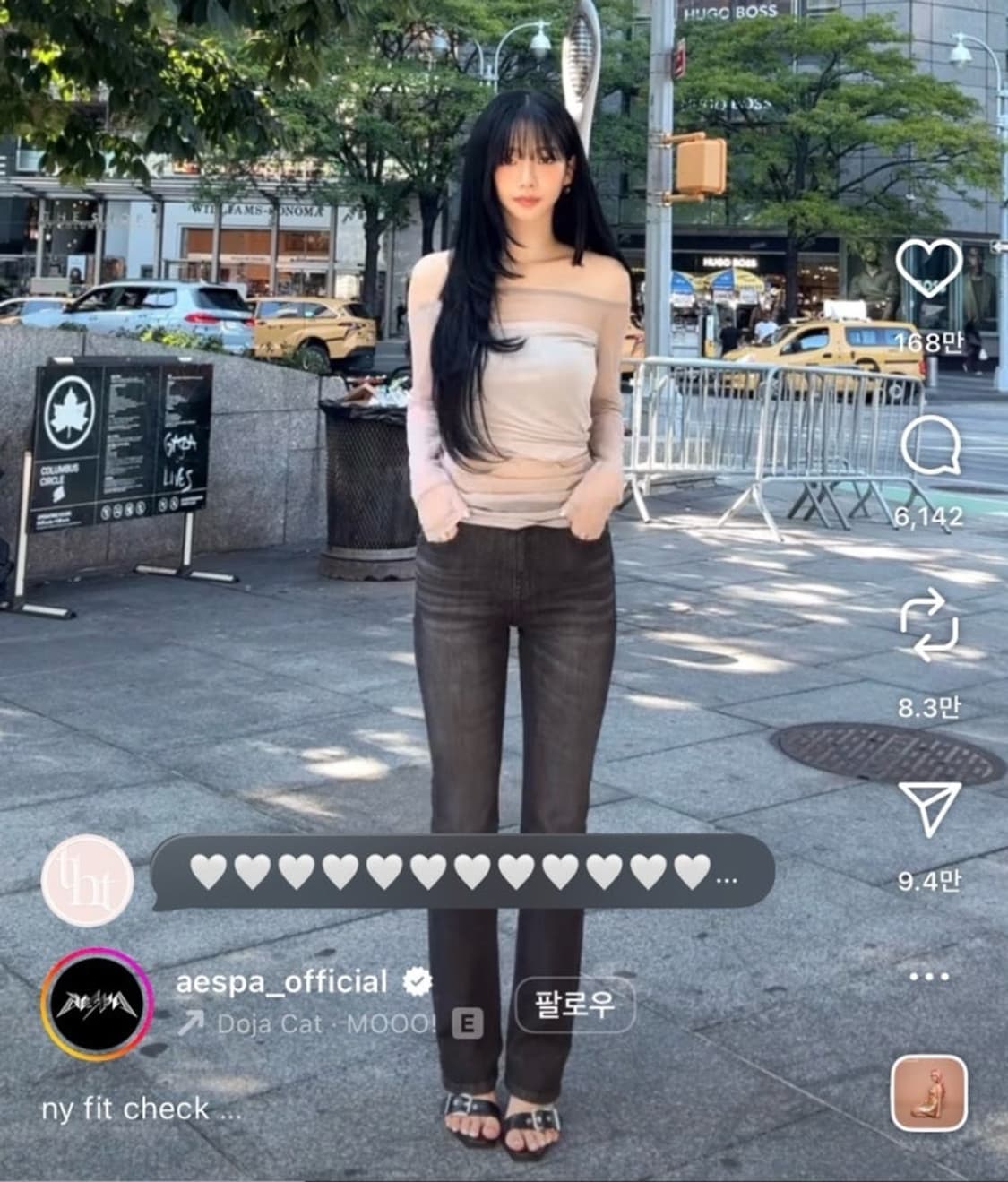 쓰리타임즈 5501 부츠컷 블랙진 사이즈 S 상품이미지5