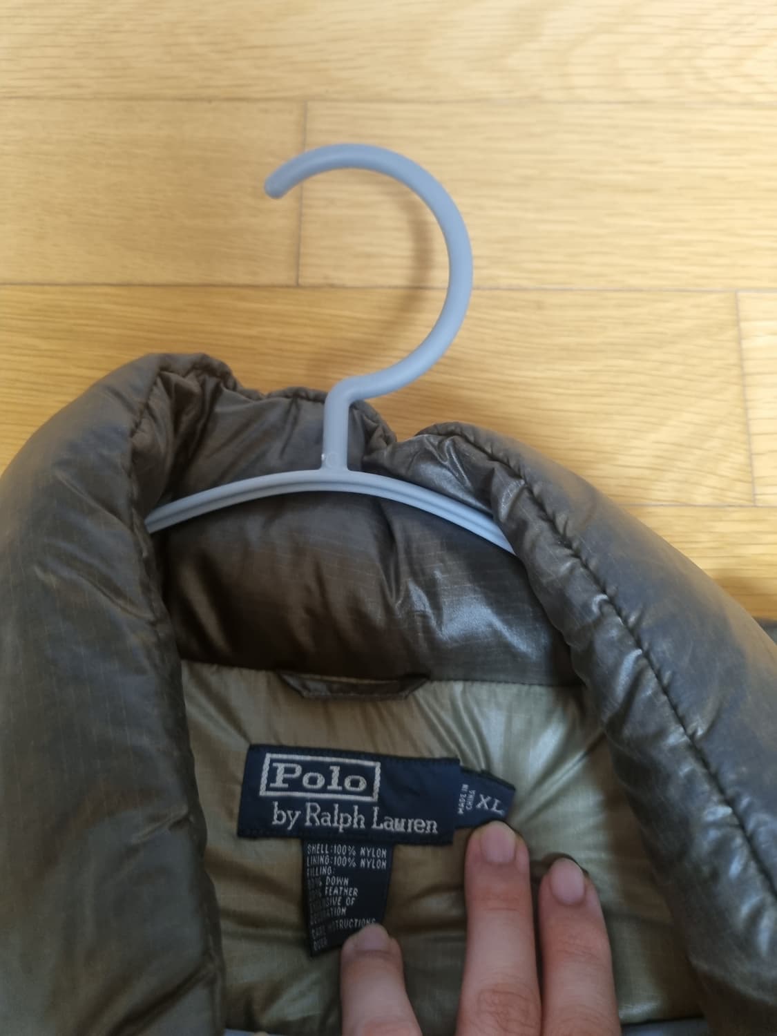 폴로 랄프로렌 올리브 파카 xl 상품이미지4