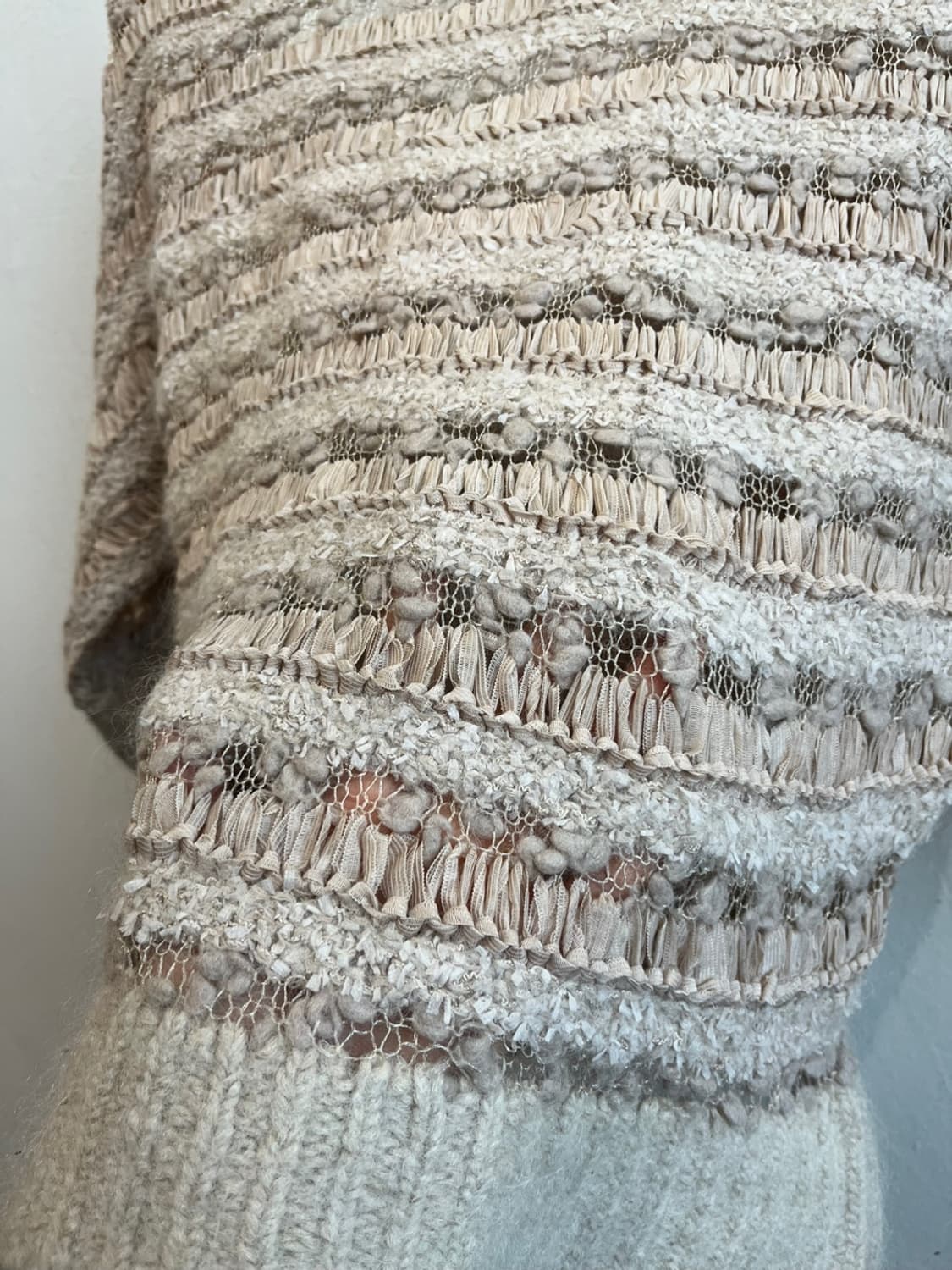 질스튜어트 크로쉐 모헤어 하프 니트 상품이미지6