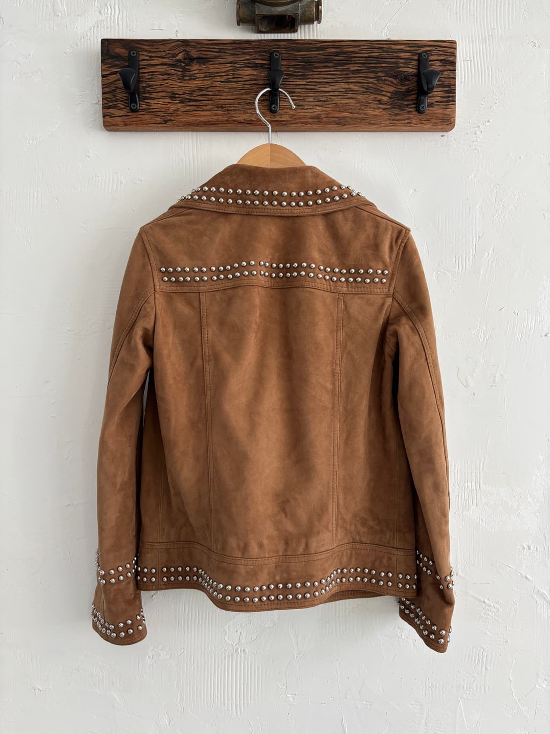 All Saints 올세인츠 브라운컬러 스터드 스웨이드 자켓 상품이미지7