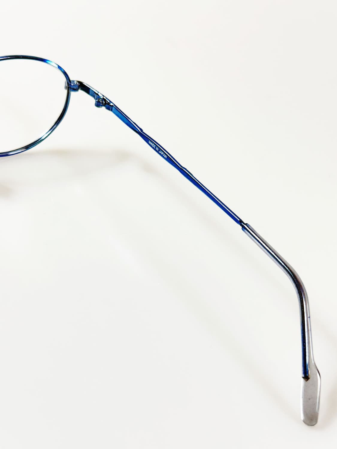 90s DOMON 블루 슬림 오벌 메탈 프레임 빈티지 안경 상품이미지6
