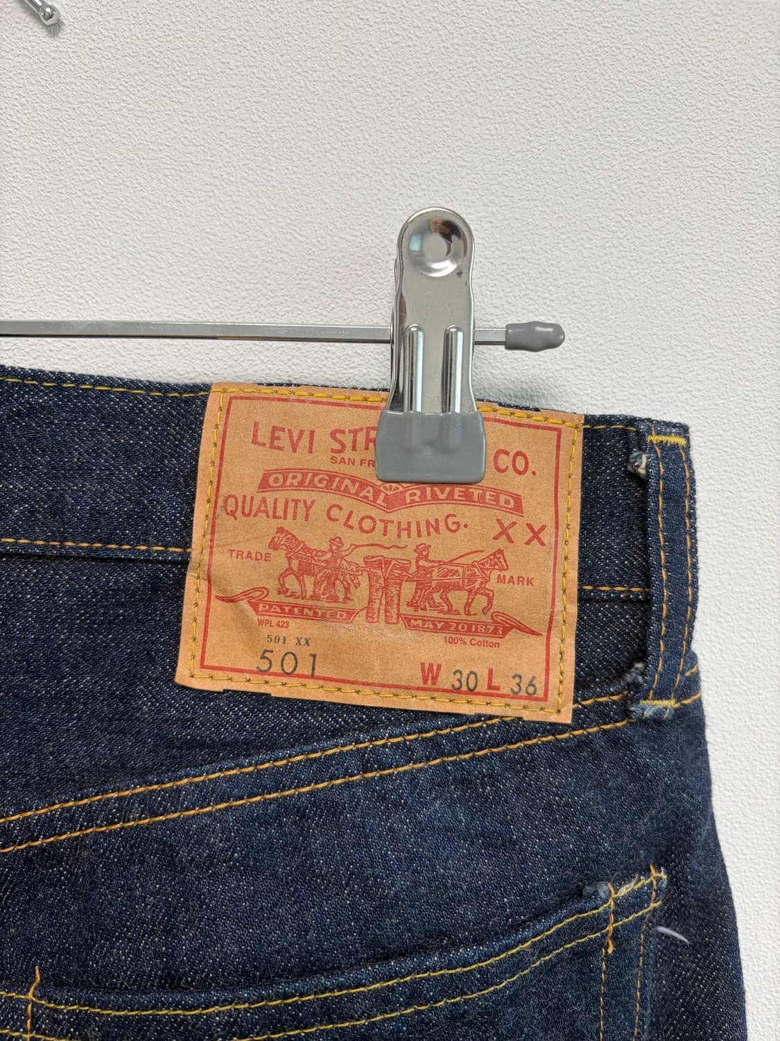 리바이스 501xx 셀비지 데님 팬츠 상품이미지7