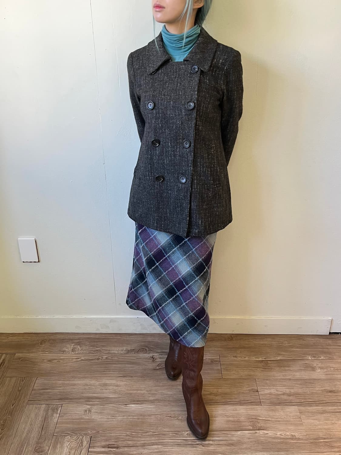 theory 아카이브 더블 코트 상품이미지5