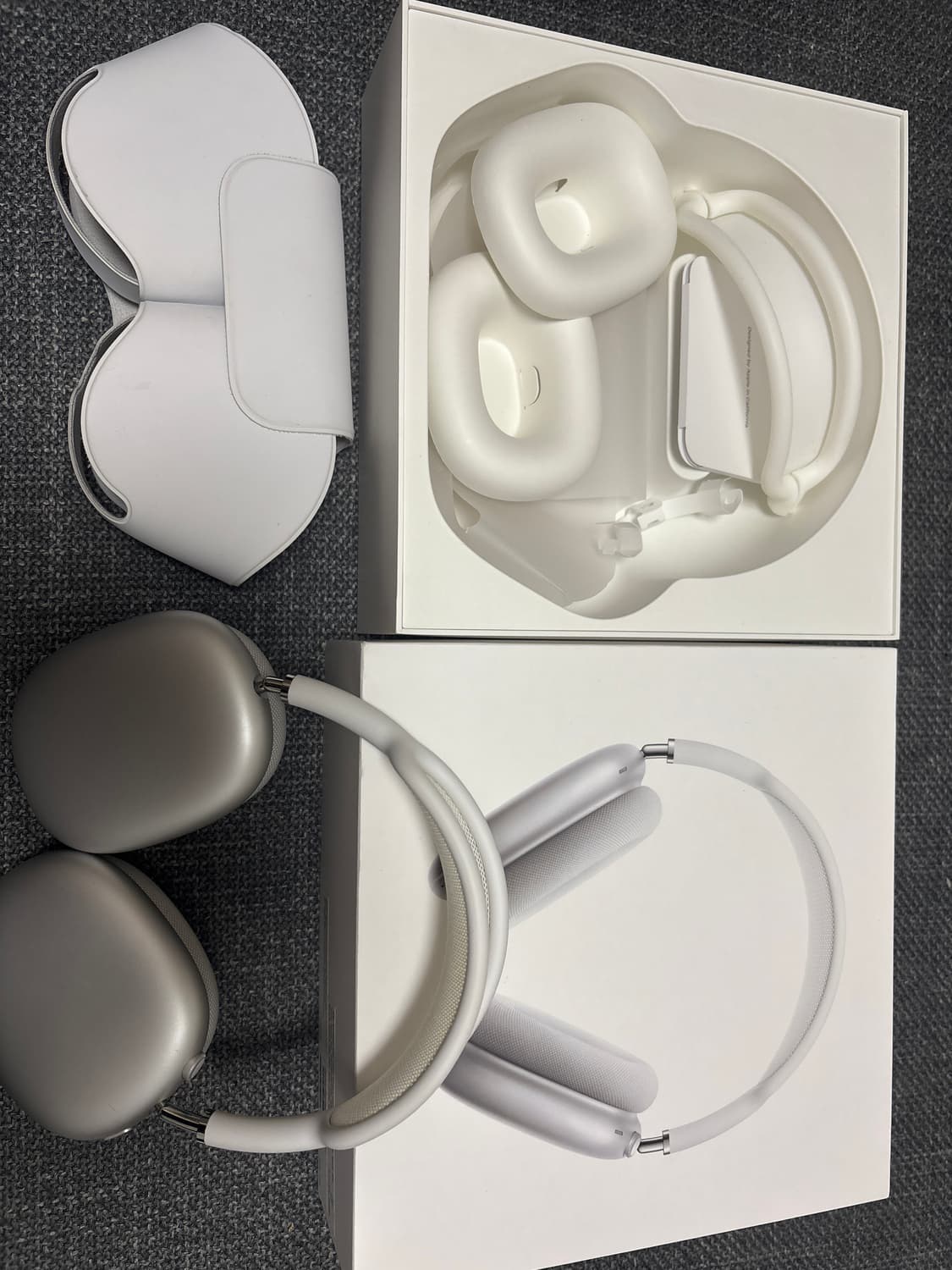 에어팟 맥스 실버 (박스O, 스텐드도 드려요) 상품이미지1