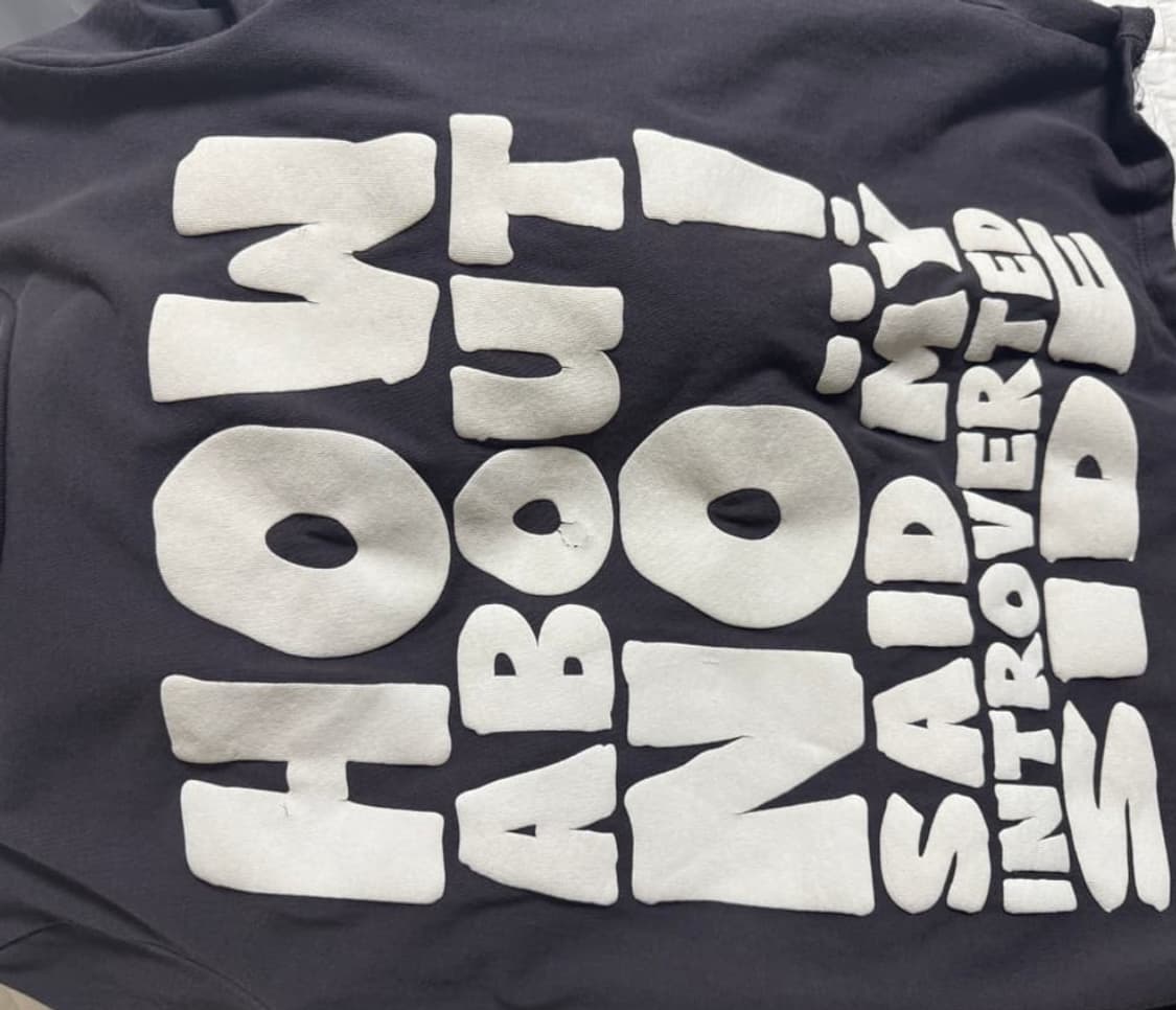 제노리포트 HOW ABOUT NO TEE (CHARCOAL) 상품이미지2