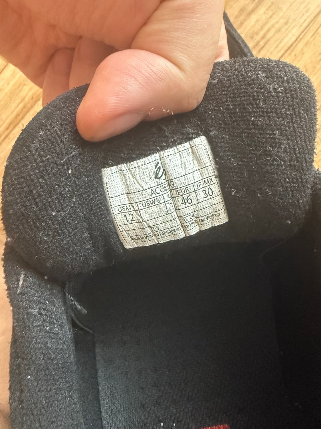 ES 보드화 엑셀 이에스 스케이트 운동화 악셀 블랙 300사이즈 상품이미지3