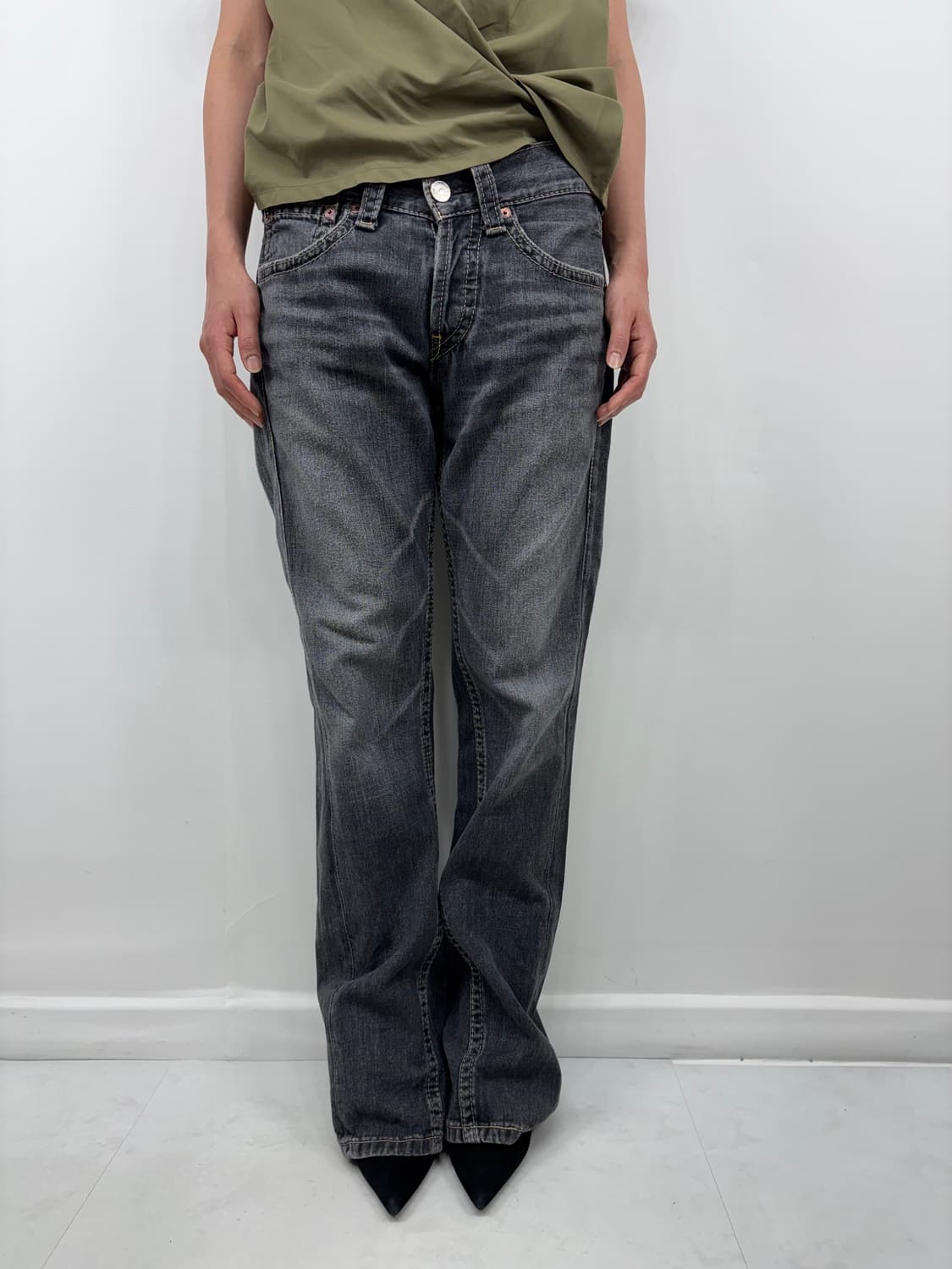 LEVIS 907 WASHED BLACK 상품이미지5