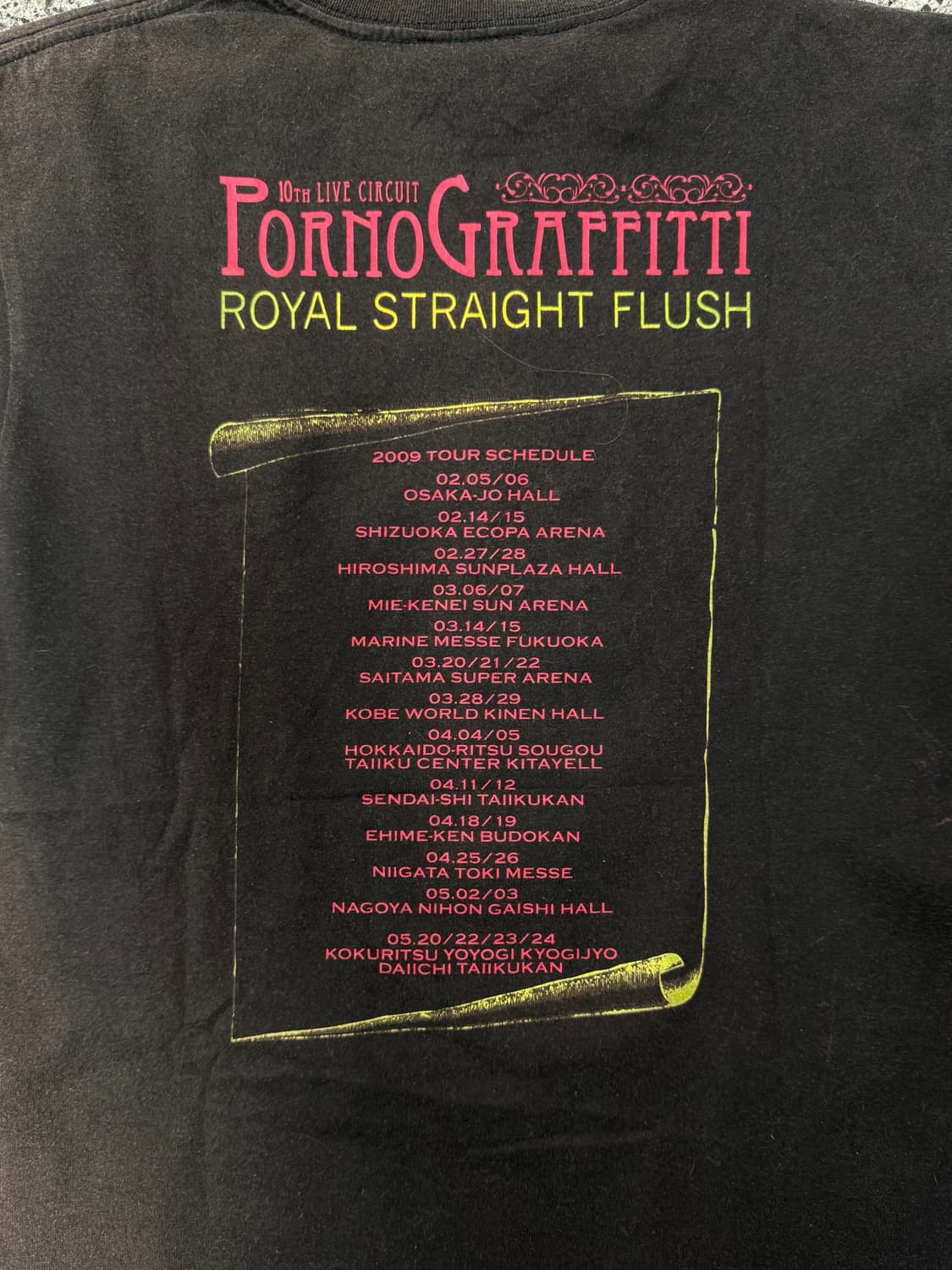 2009 porno graviitii tour tee 상품이미지5