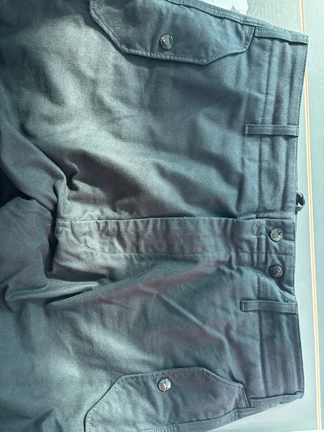 [M, 32]엔지니어드가먼츠 오버팬츠 A 브러쉬드 블랙 HB 상품이미지9