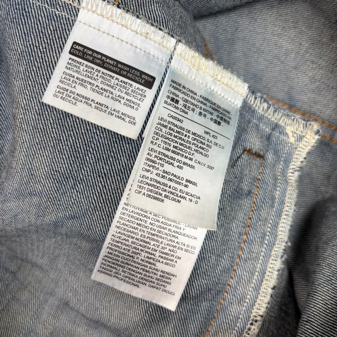 리바이스 데님 트러커 청자켓 상품이미지7