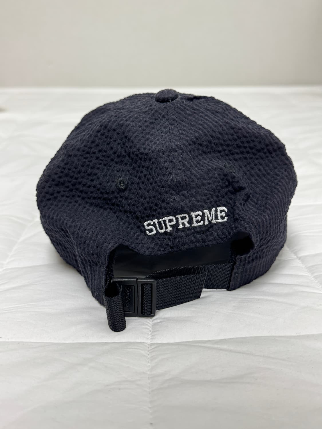 24ss 슈프림 시어서커 6패널 캡 차콜 상품이미지2