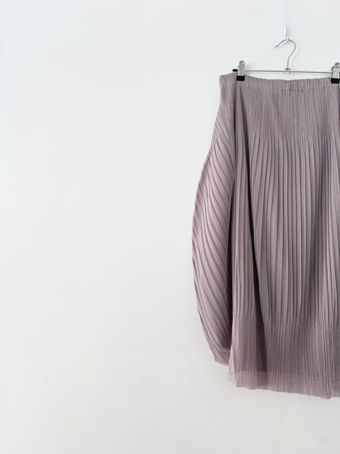 Pleats balloon skirt / light violet 상품이미지2