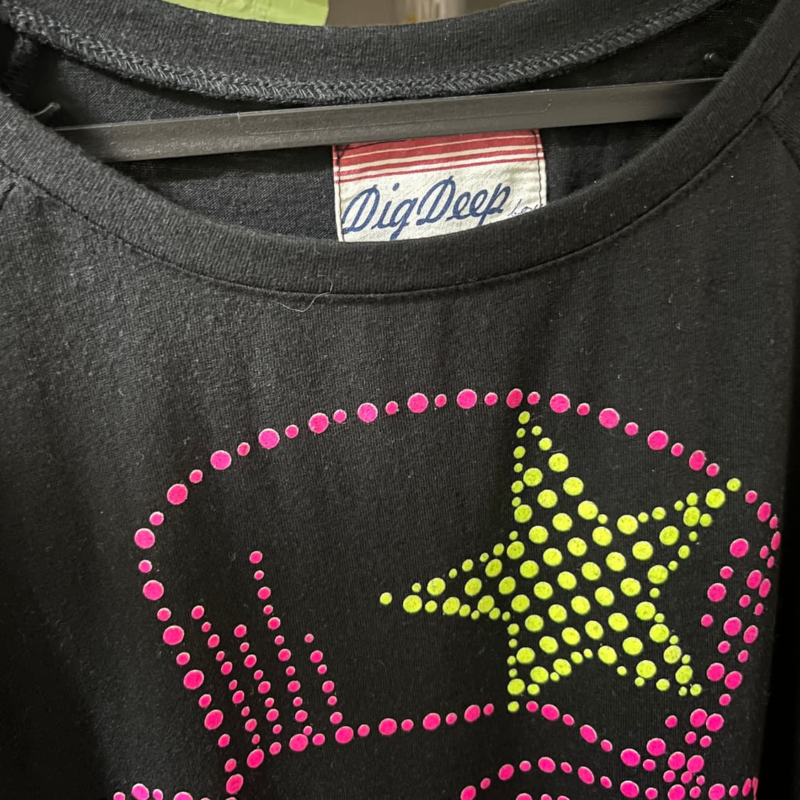 Dig Deep 블랙 스컬 루즈핏 맨투맨 상품이미지2