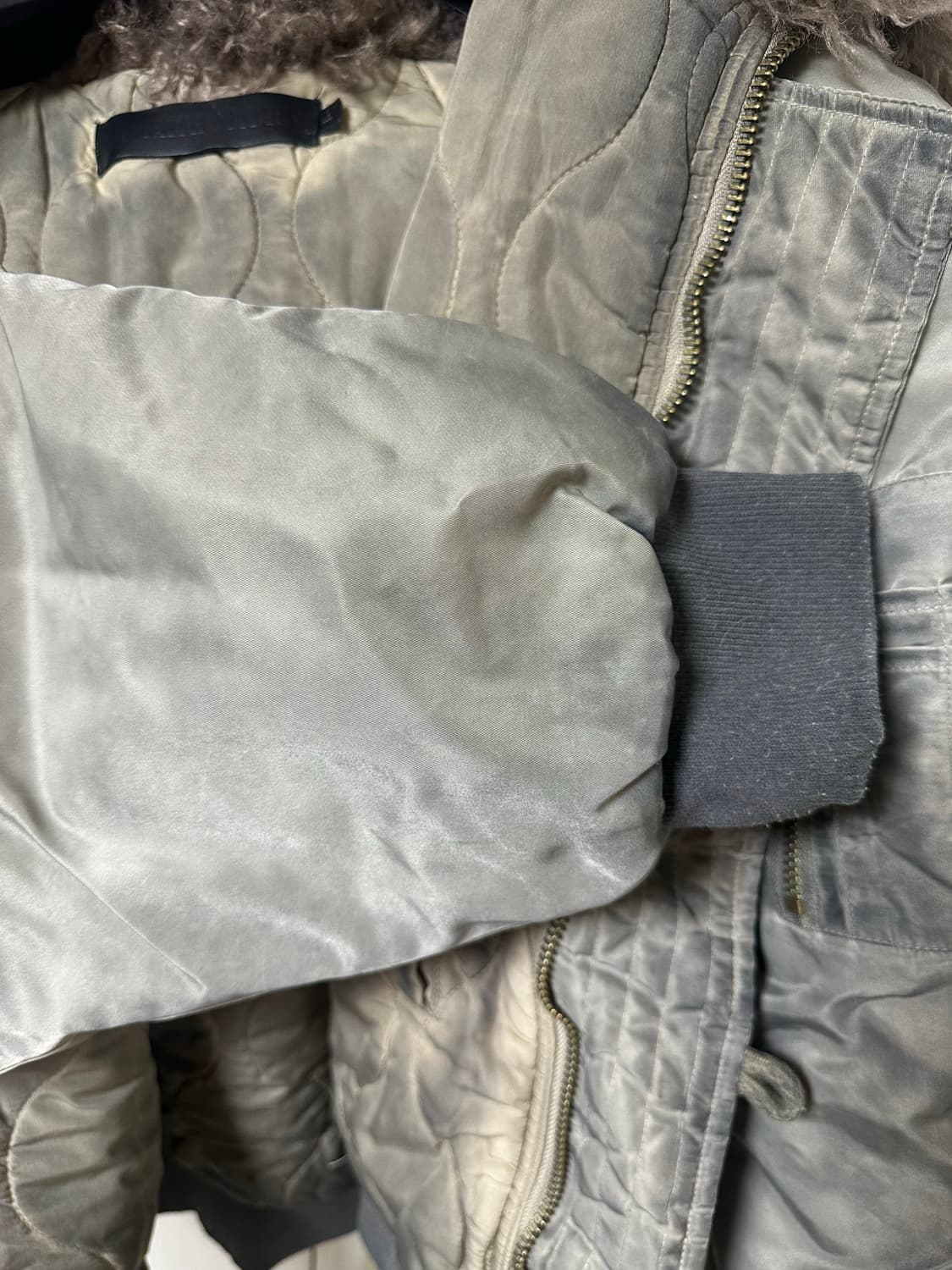 급처) nofaith studios N2B 봄버 베이지 L 상품이미지5