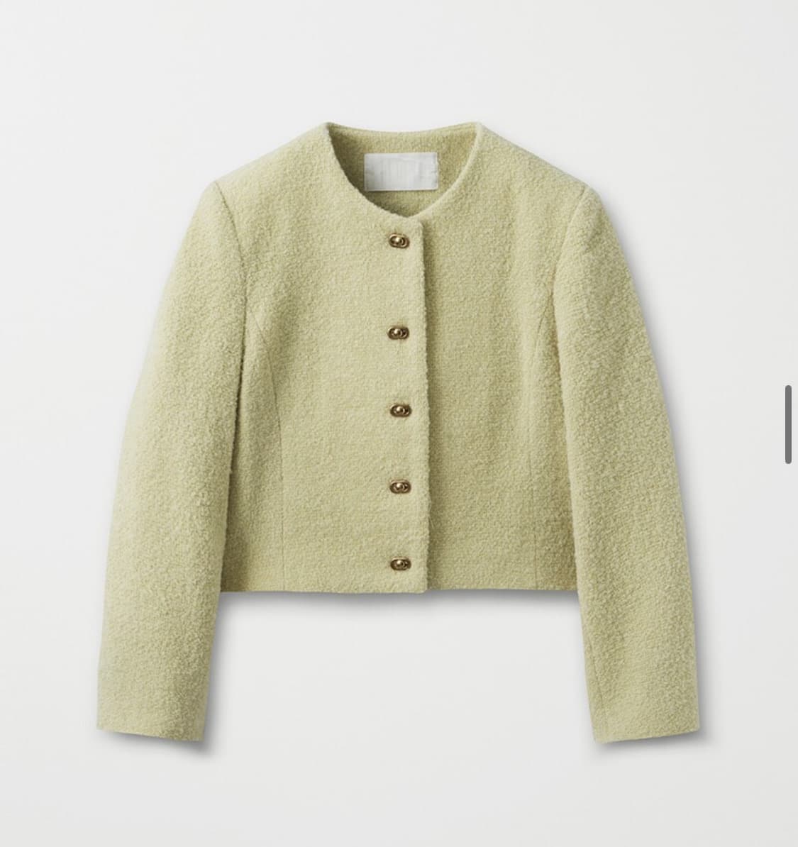 아르카익 bookle tweed jacket lemon M 상품이미지2