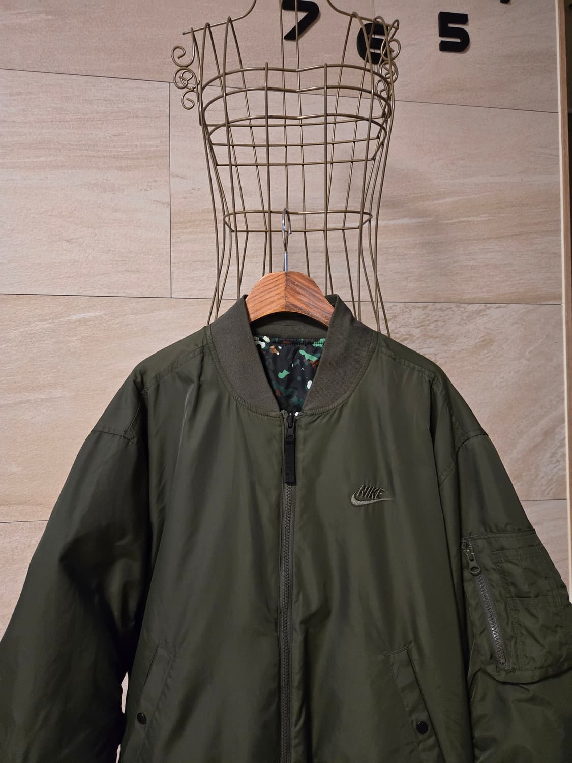 [L/100] 나이키 남성 양면 봄버 자켓 상품이미지2