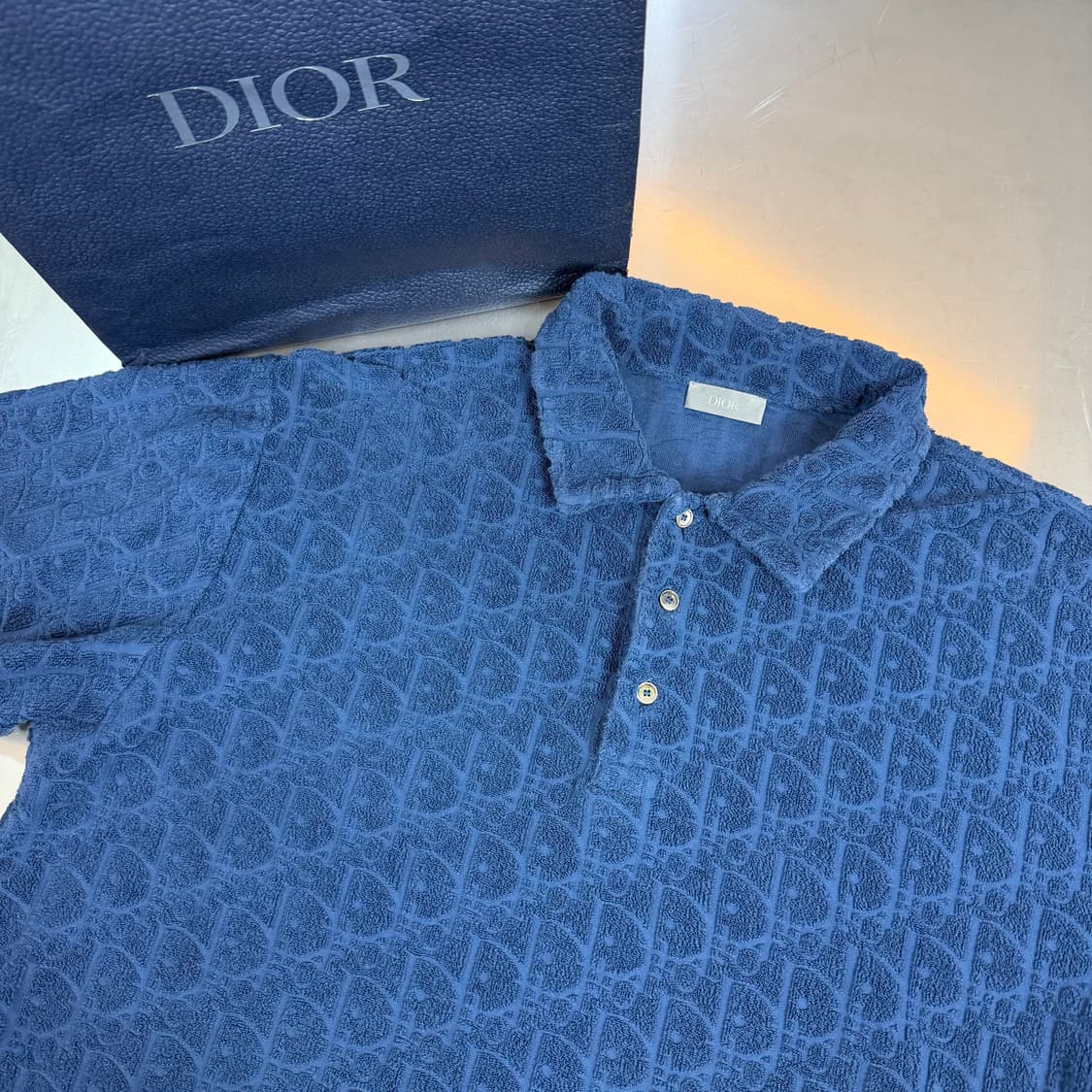 [리오브전포점] 디올 오블리크 테리 폴로 카라티셔츠 상품이미지3