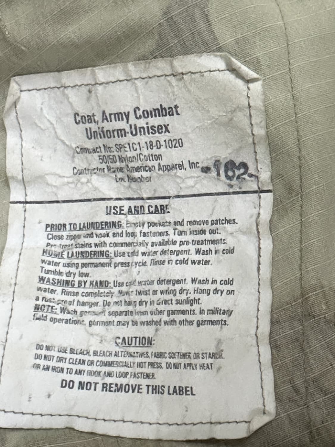 미군 OCP 멀티캠 전투복 상의 (S/L) (M) 상품이미지9