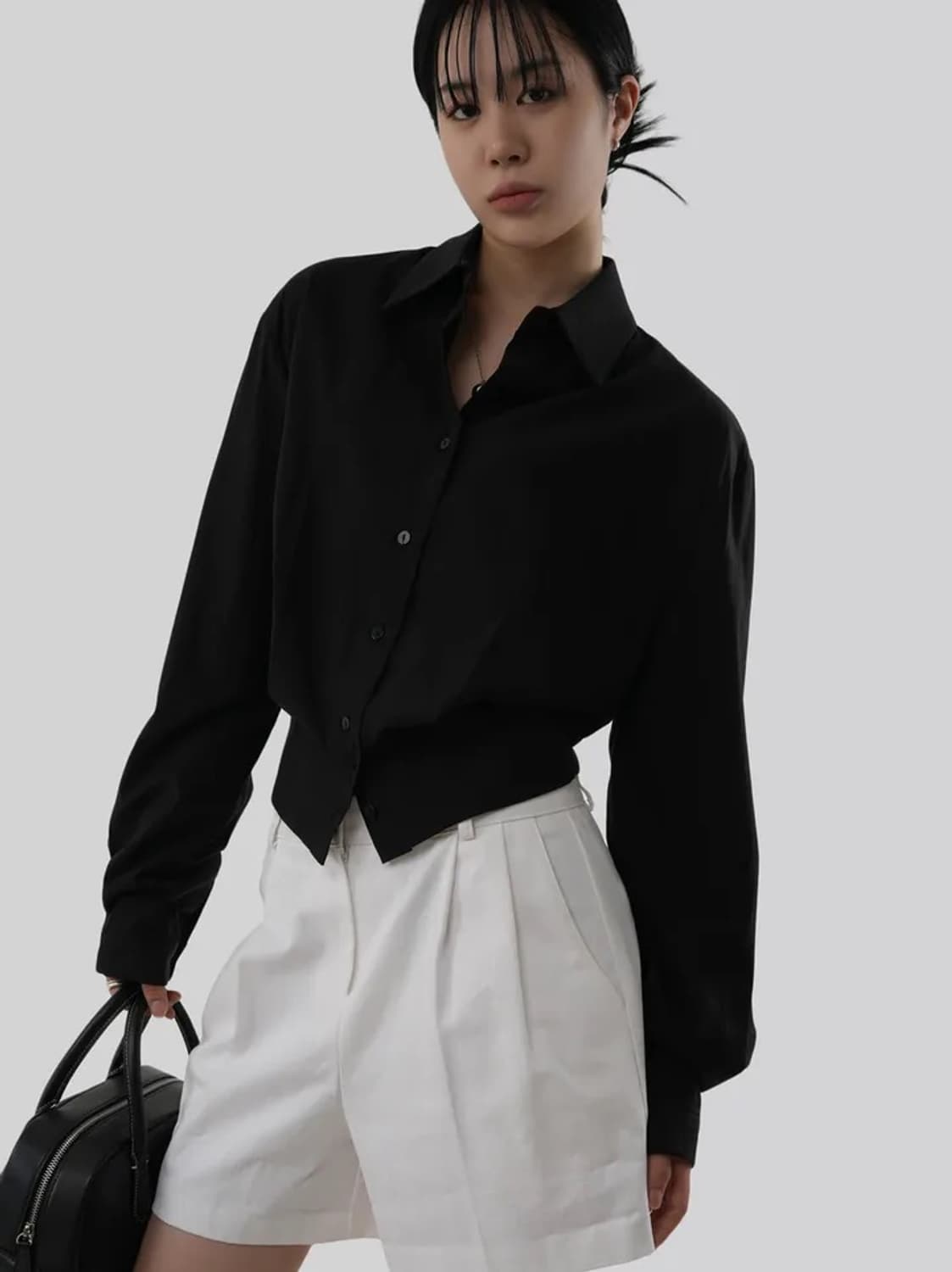 어텀 made 셀린 블라우스 블랙 상품이미지1