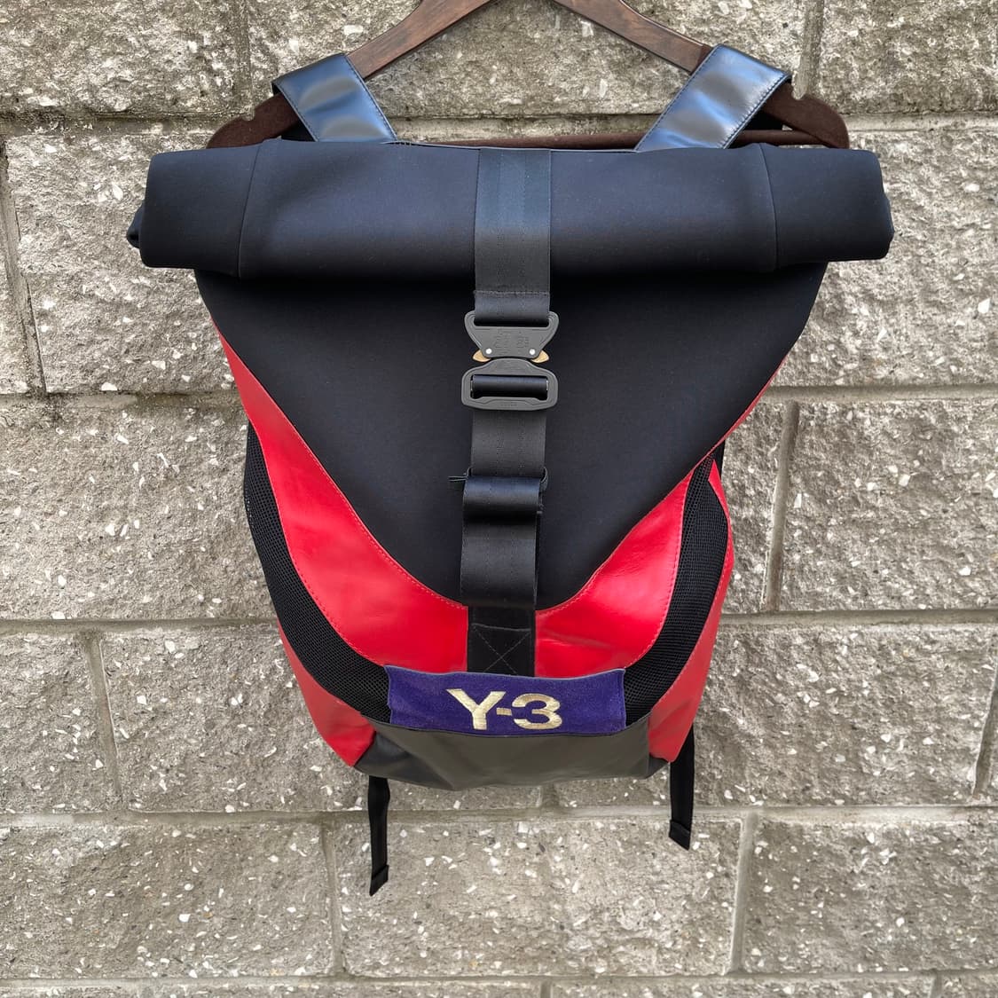 [OS] Y3 요지 야마모토 black/red 백팩 상품이미지3