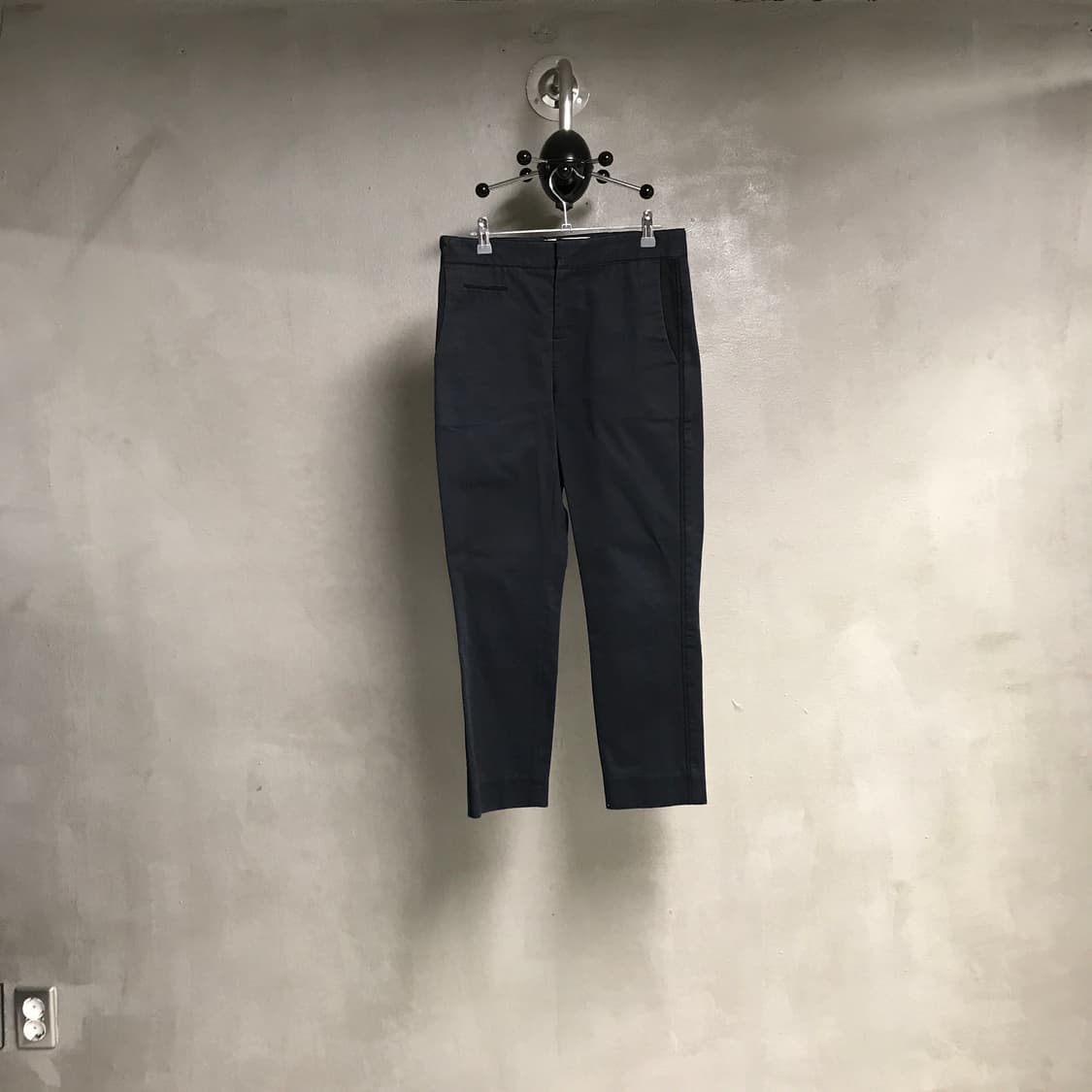 마르니 블랙 코튼 팬츠 38(W) 상품이미지1