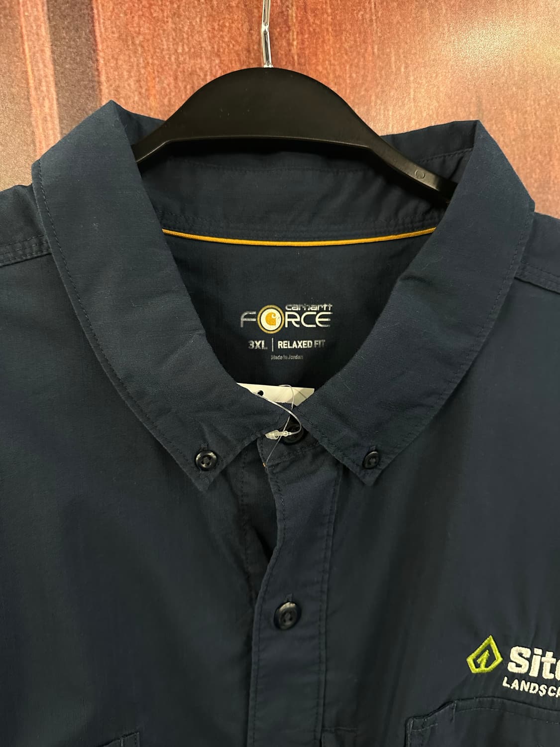 CARHARTT 칼하트 네이비 포켓 반팔셔츠 상품이미지2