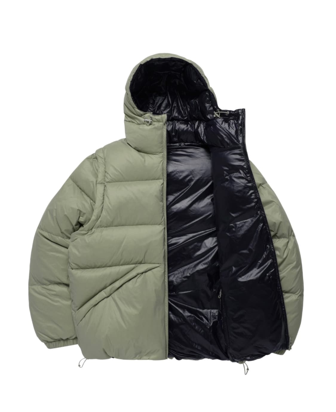 더바이닐하우스 리버시블 패디드 자켓 샌드 L사이즈 상품이미지2