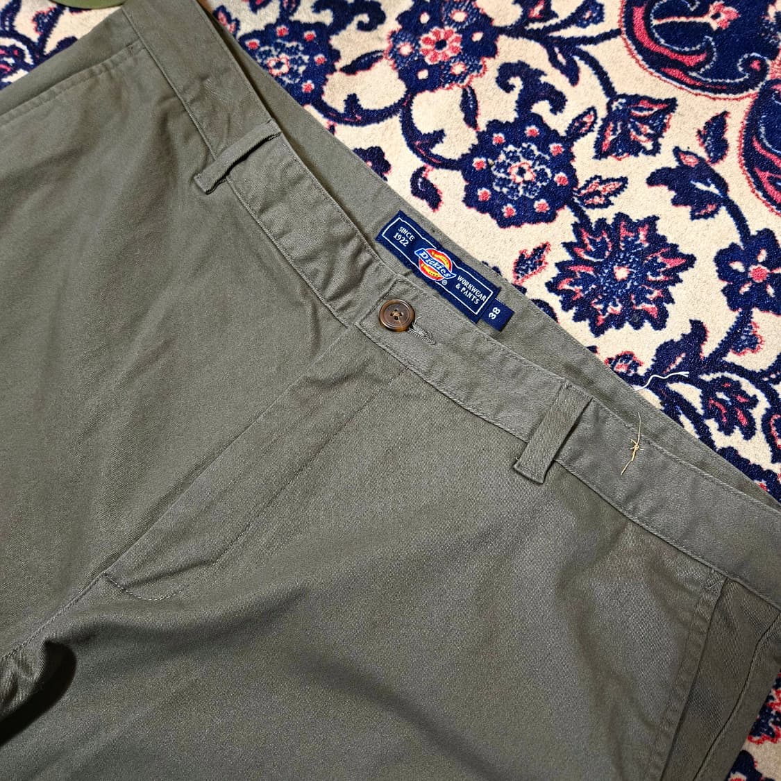 디키즈(Dickies) 카키브라운 스트레이트 코튼 팬츠 38size 상품이미지2