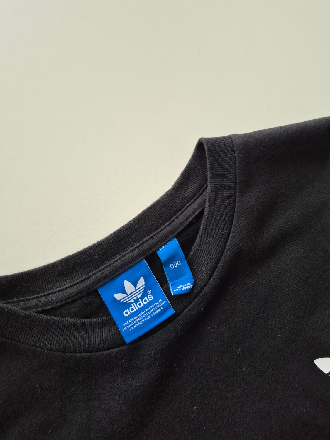 아디다스 삼선 블랙 긴팔 티셔츠(TS 상품이미지6