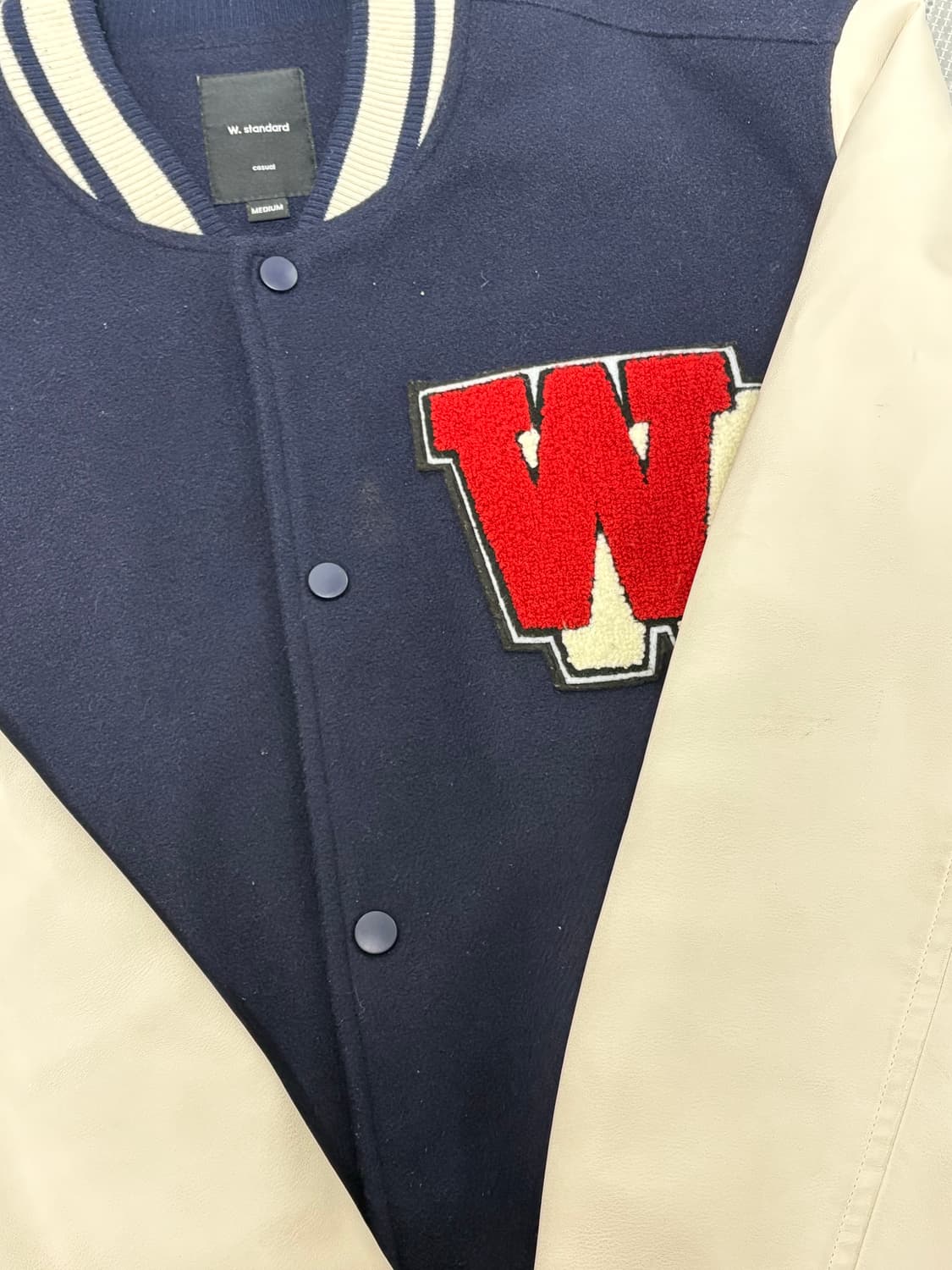 W 스탠다드 바시티 자켓 사이즈 M 상품이미지2