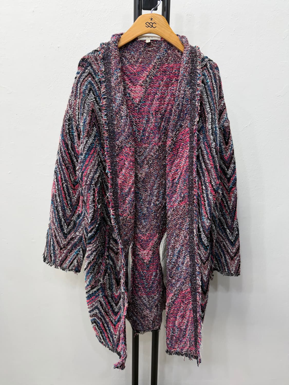 정품) IRO 이로 트위드 멀티컬러 가디건 36  상품이미지1