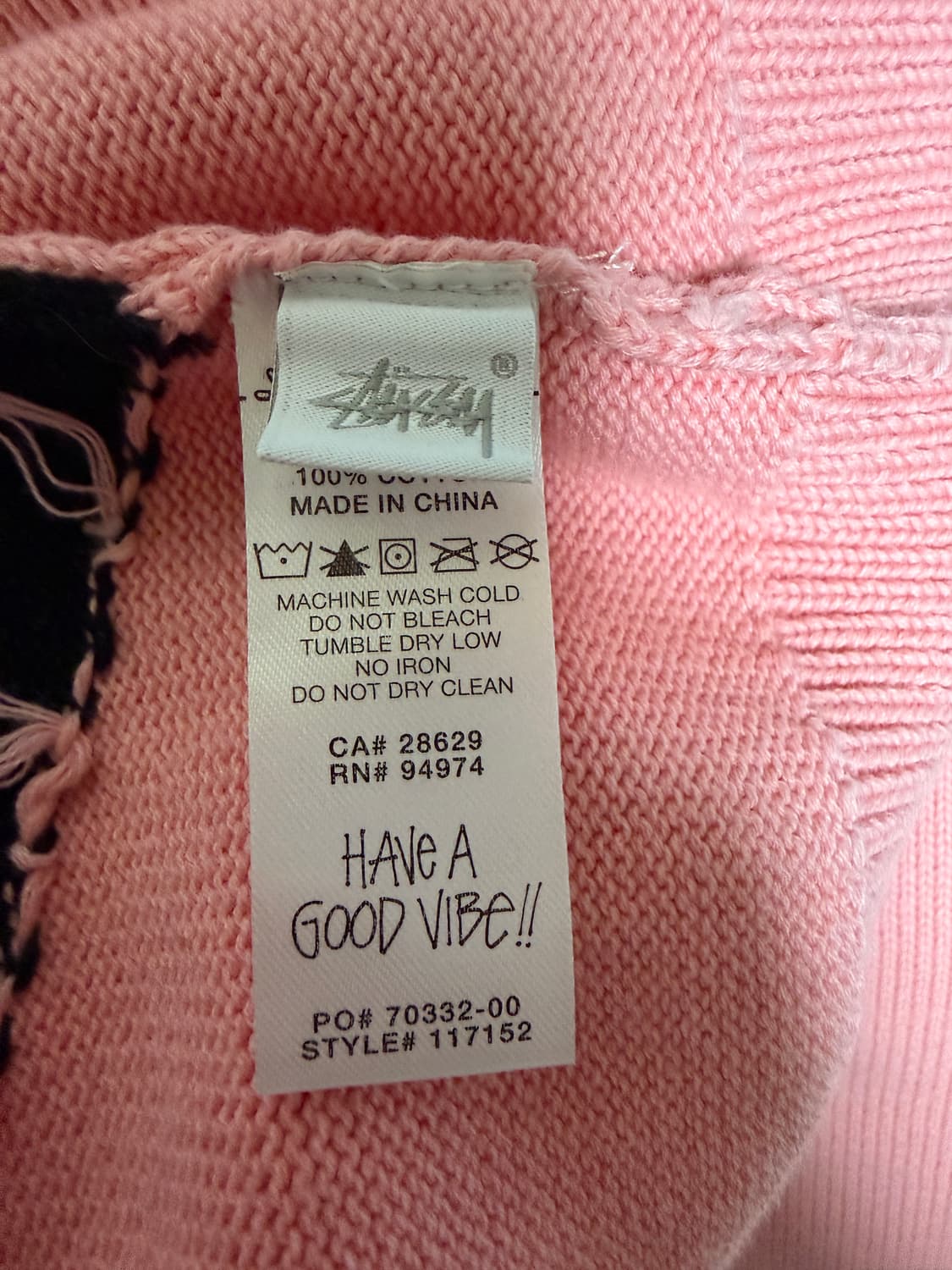 스투시 스탁 니트 L 상품이미지5