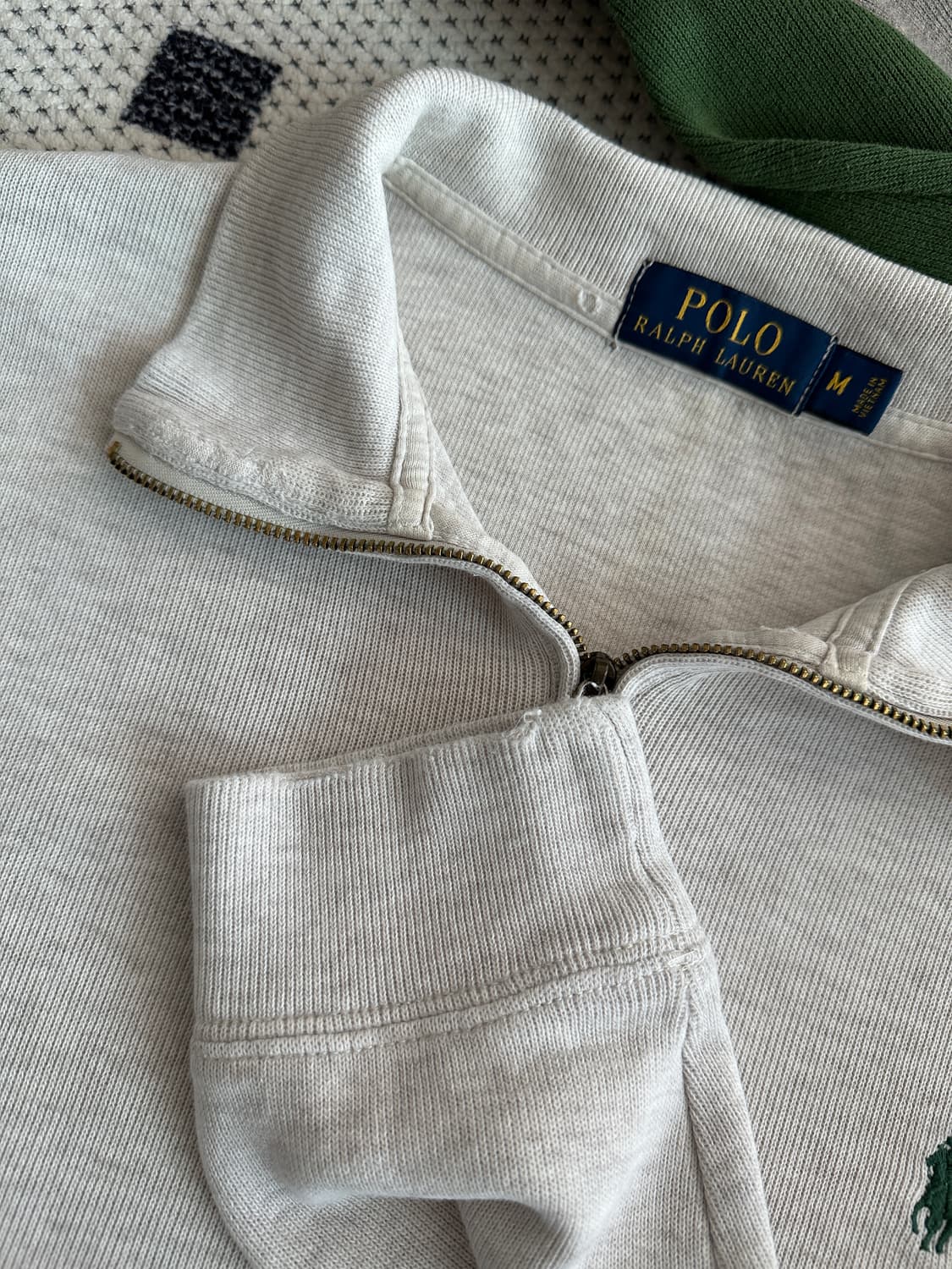 폴로 랄프로렌 반집업 니트 M (95-100) 상품이미지8