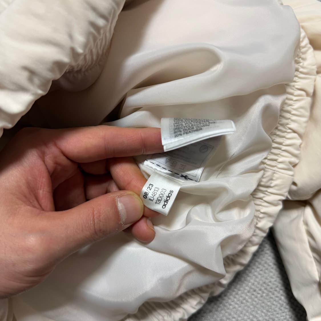 아디다스 오리지널 로고 숏패딩 자켓 상품이미지6