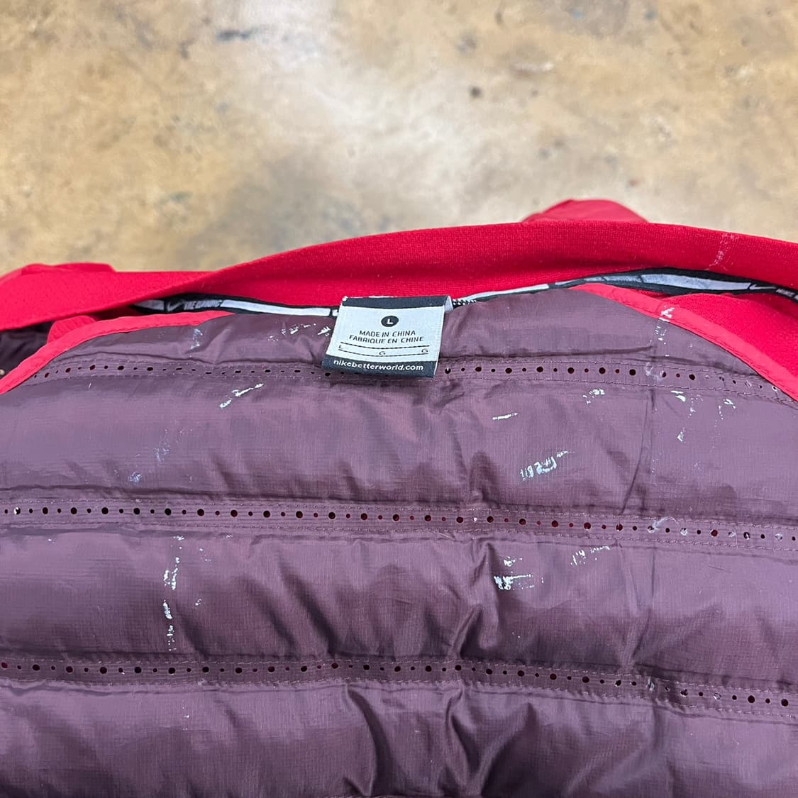 [정품/L,100] 나이키 러닝 경량패딩조끼 b18 상품이미지4