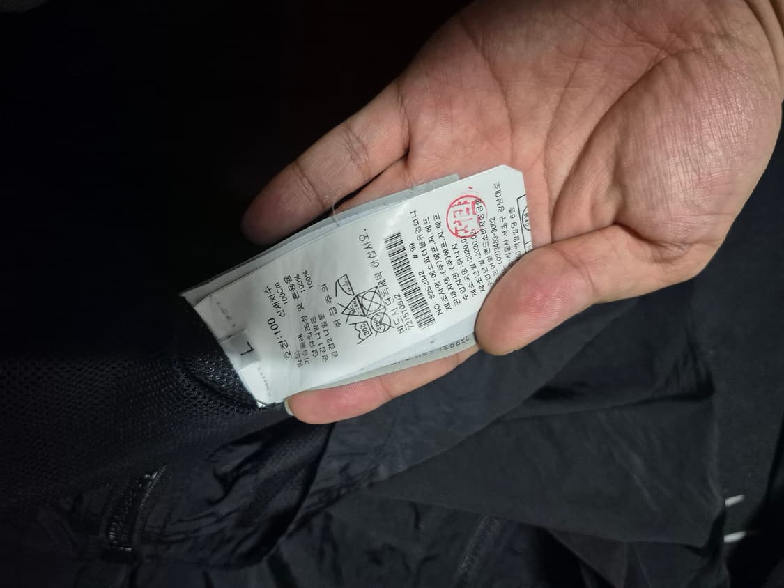 스톤 아일랜드 나일론 텔라 TC 오버셔츠 자켓 블랙 L 정품 상품이미지3