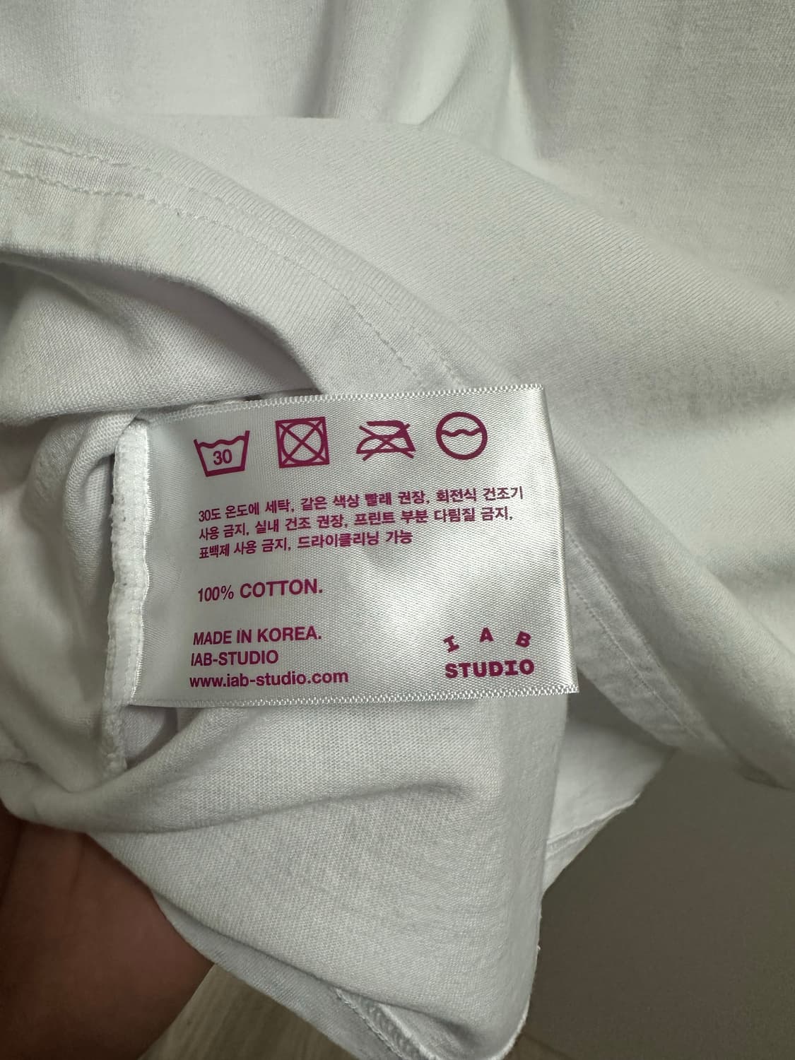 아이앱 스튜디오 반팔티 XL 상품이미지6
