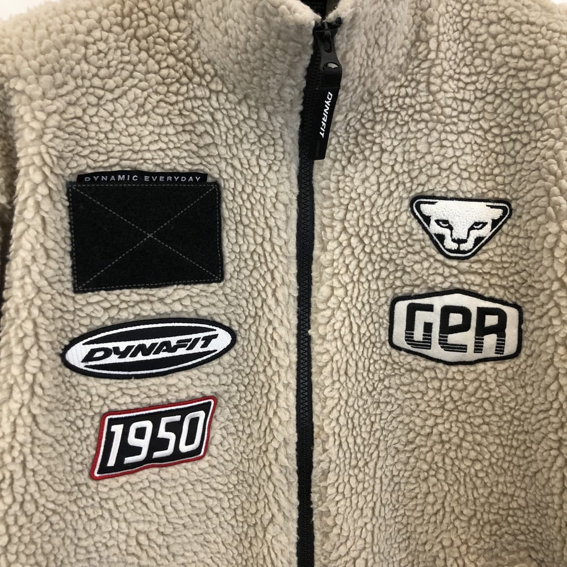 다이나핏 패치로고 양털 플리스점퍼 M 상품이미지2