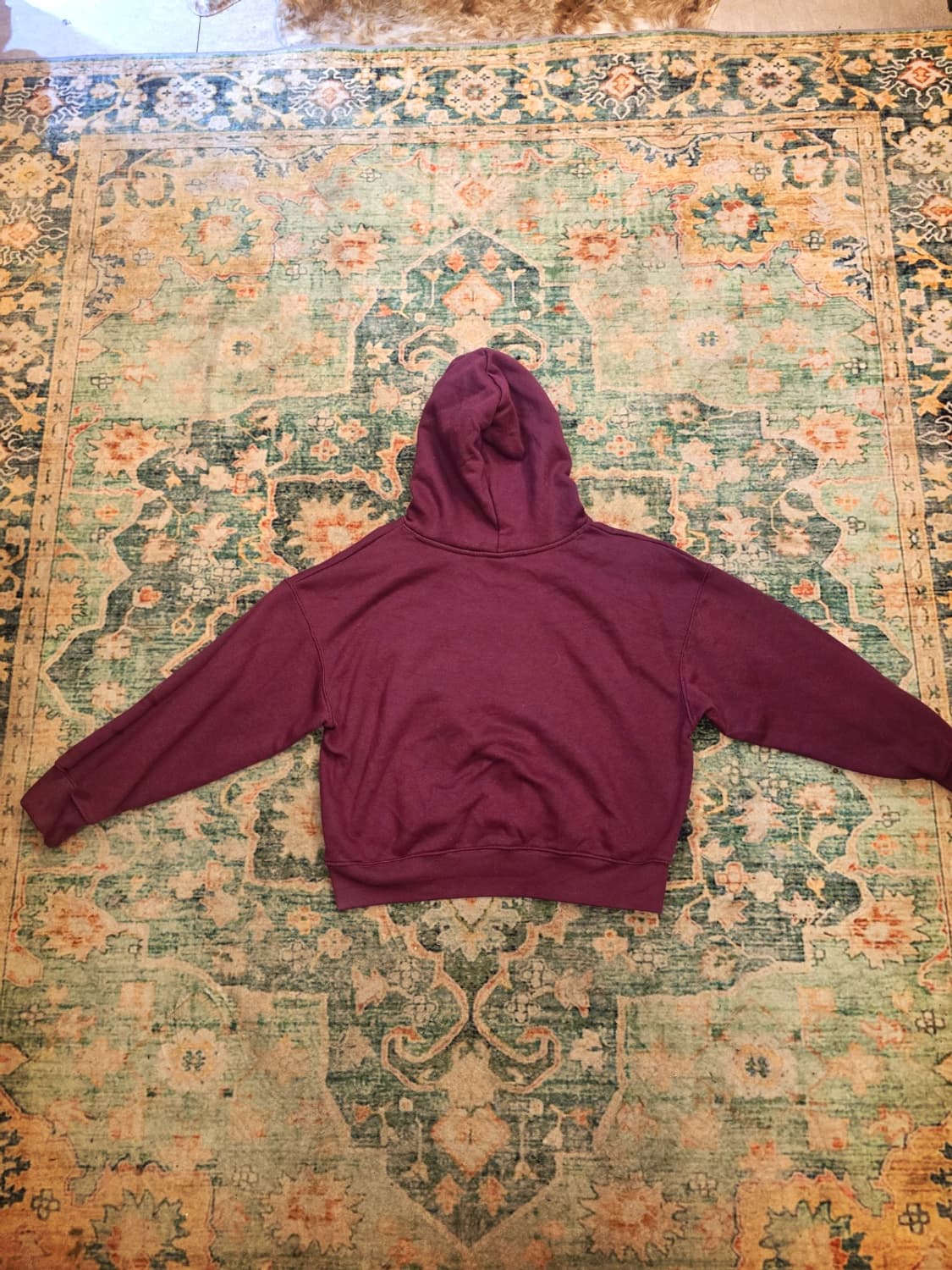 나이키 조던 점프맨 버건디 빈티지 후드티 상품이미지3