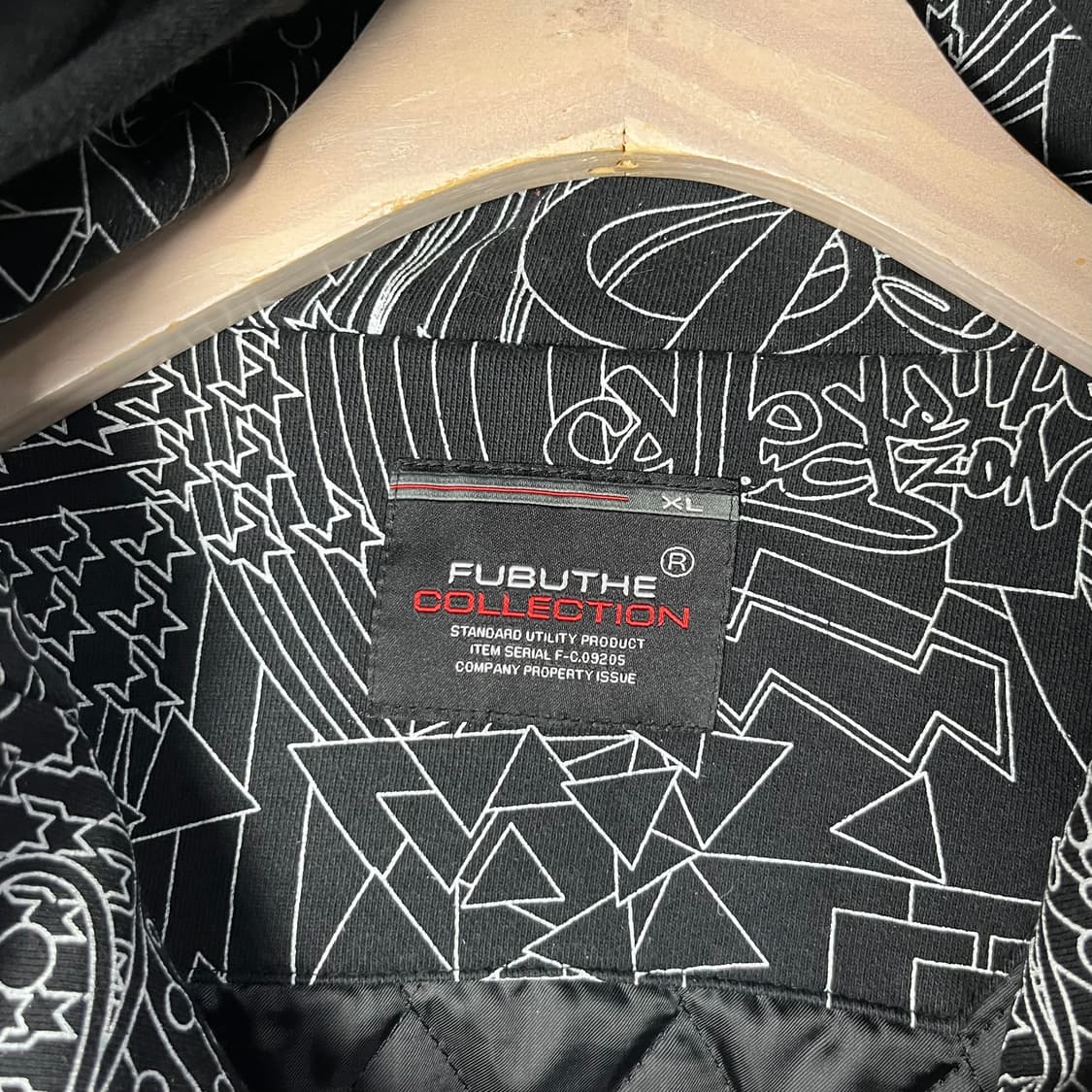 [FUBU] 빈티지 후부 올오버 그래픽 패턴 후드 바람막이 상품이미지6