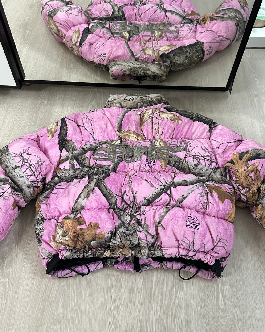 스컬프터 102 RDS 크롭 패딩 핑크 S 상품이미지3