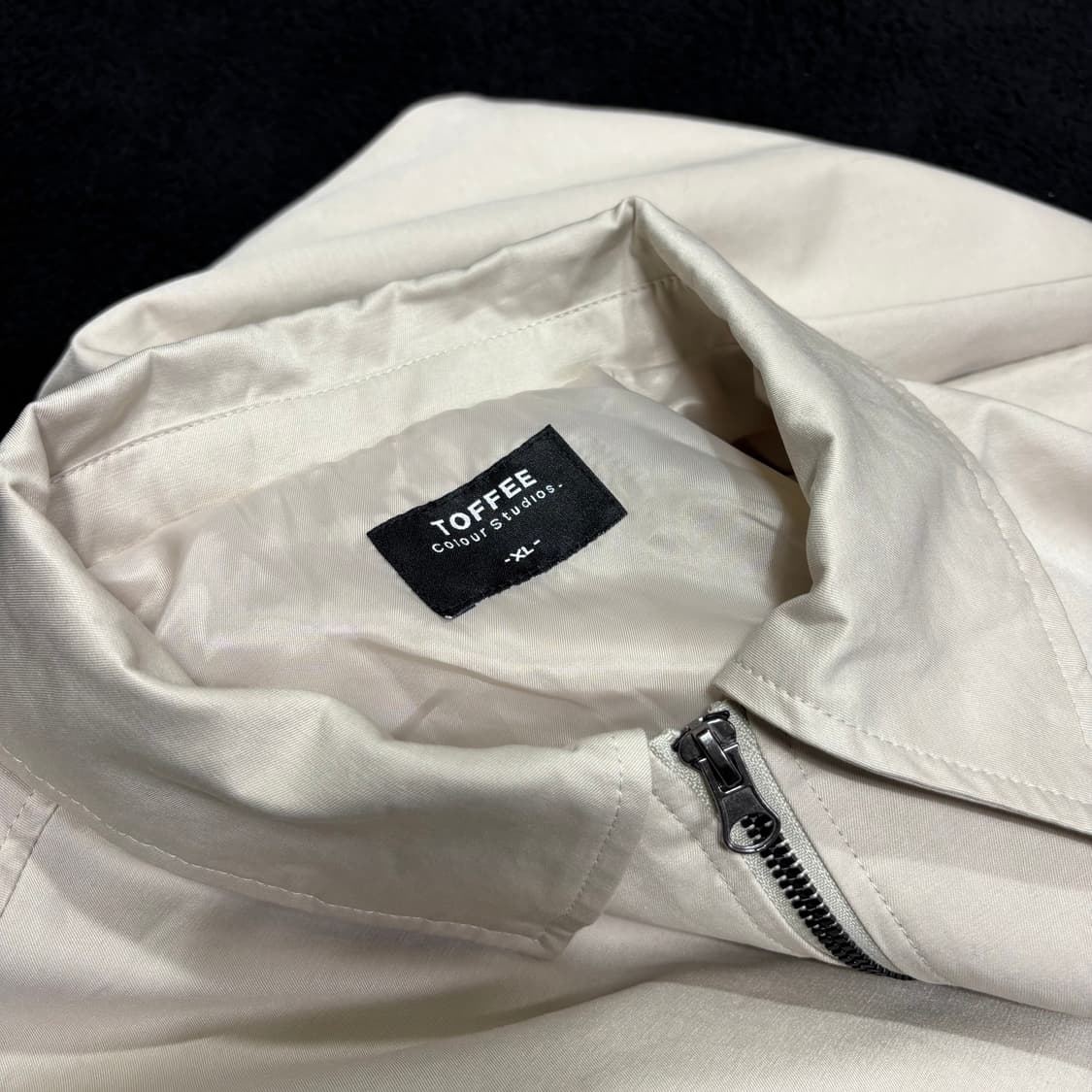 XL TOFFEE 토피 베이지 스윙탑 블루종자켓 상품이미지4