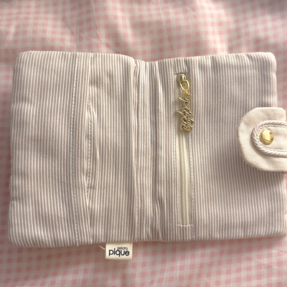 젤라또피케 레이스 아이보리 파우치 카드지갑 오네갸루 핀터깔 상품이미지3