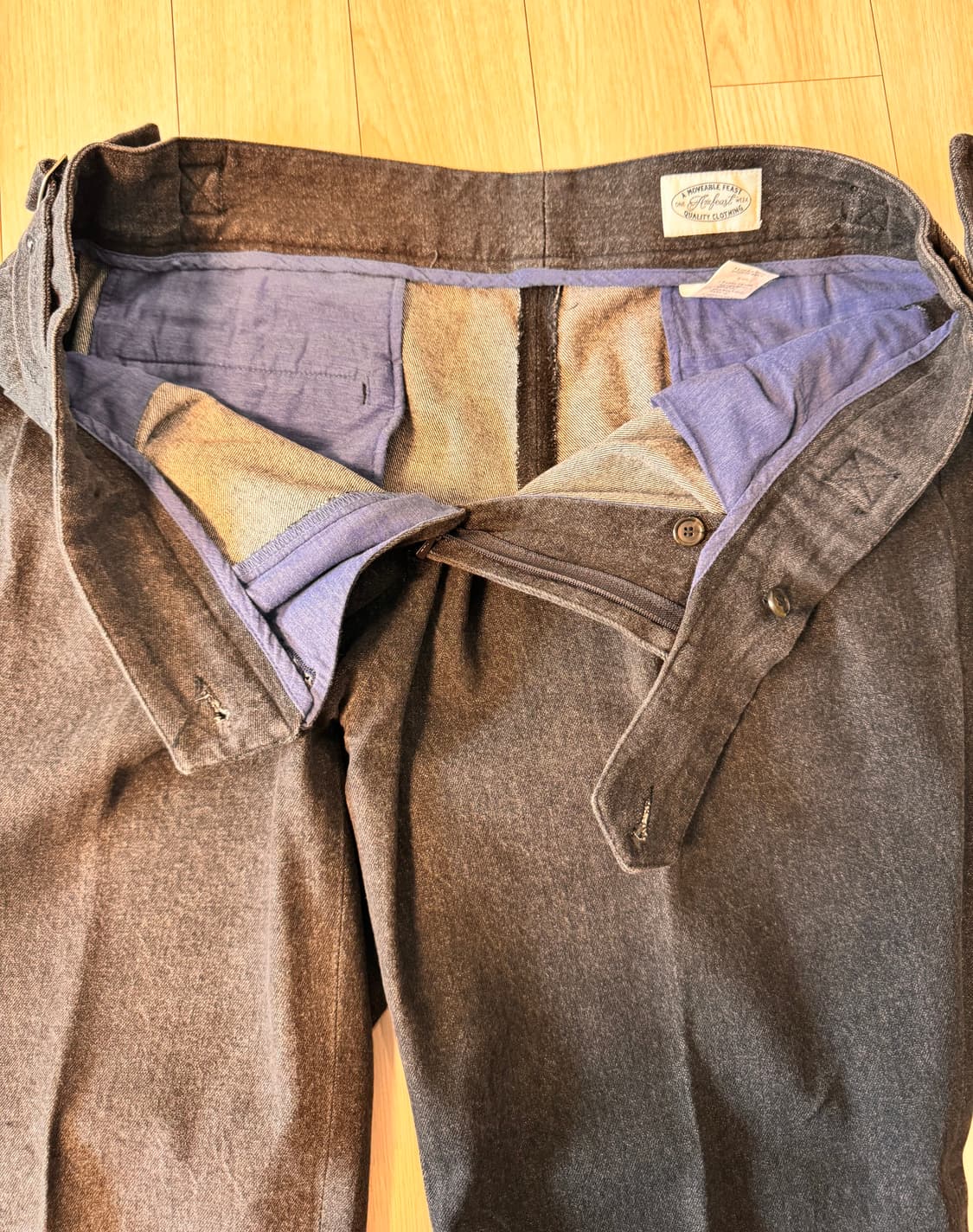 에스타도 Estado 벨트리스 데님  팬츠 52 상품이미지5